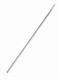 B-11530 HANDLE ALUMINIUM 135CM X 25MM NO THREAD