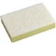 SC-210 SPONGE/SCOUR WHITE 15X10CM 10/PKT