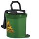 IW-008G MOP BUCKET GREEN DURACLEAN PLAS CASTOR 15L