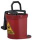 IW-008R MOP BUCKET RED DURACLEAN PLAS CASTOR 15L