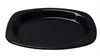 OVAL BLACK PLATE PLAS 210 x300MM 50/PK x 10PK/CTN