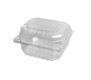 SNACK PACK MEDIUM CLEAR WITH HINGED LID SIZE:  128x130x61MM 1000/CTN

